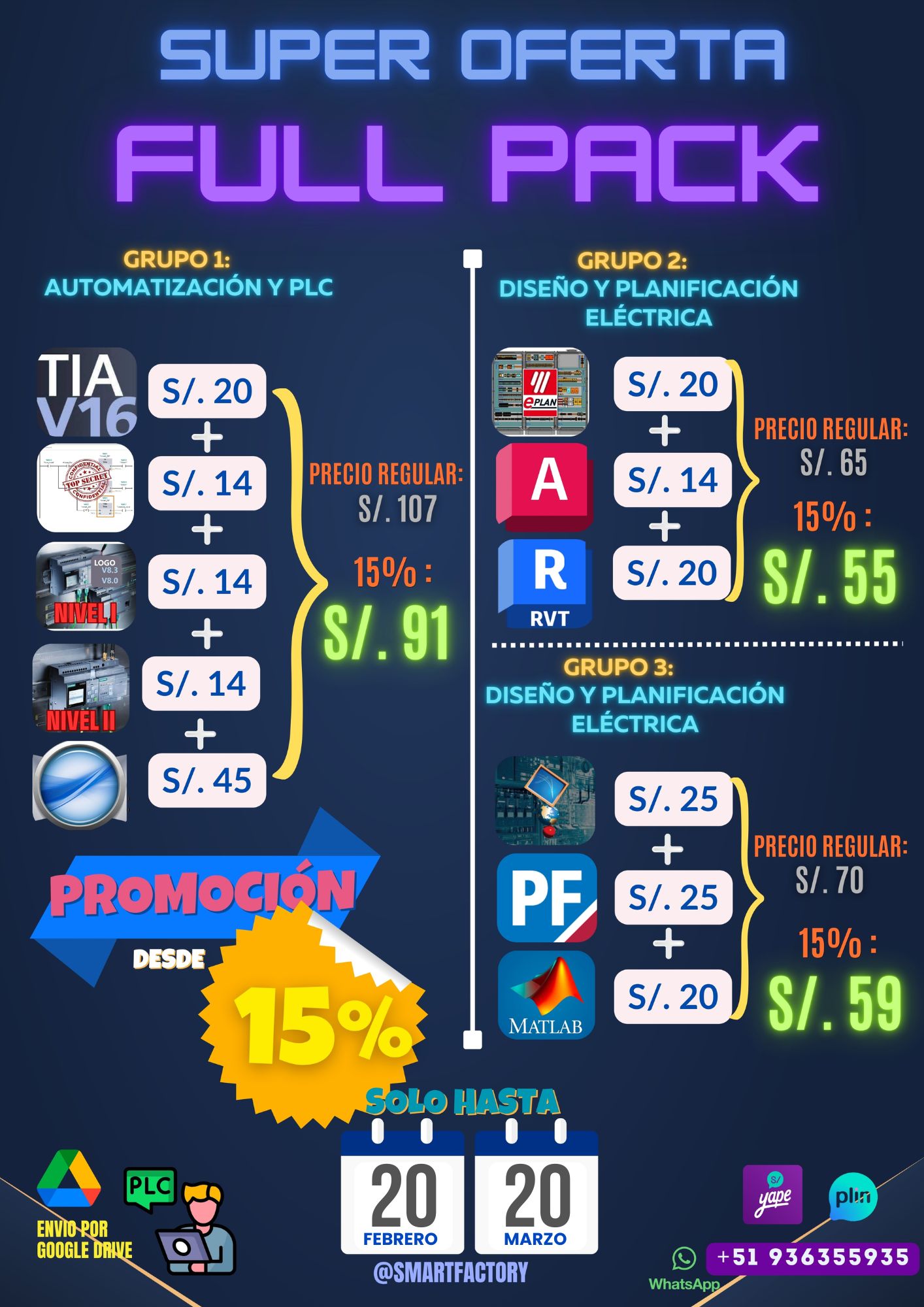 Forma tu pack de cursos de especialización