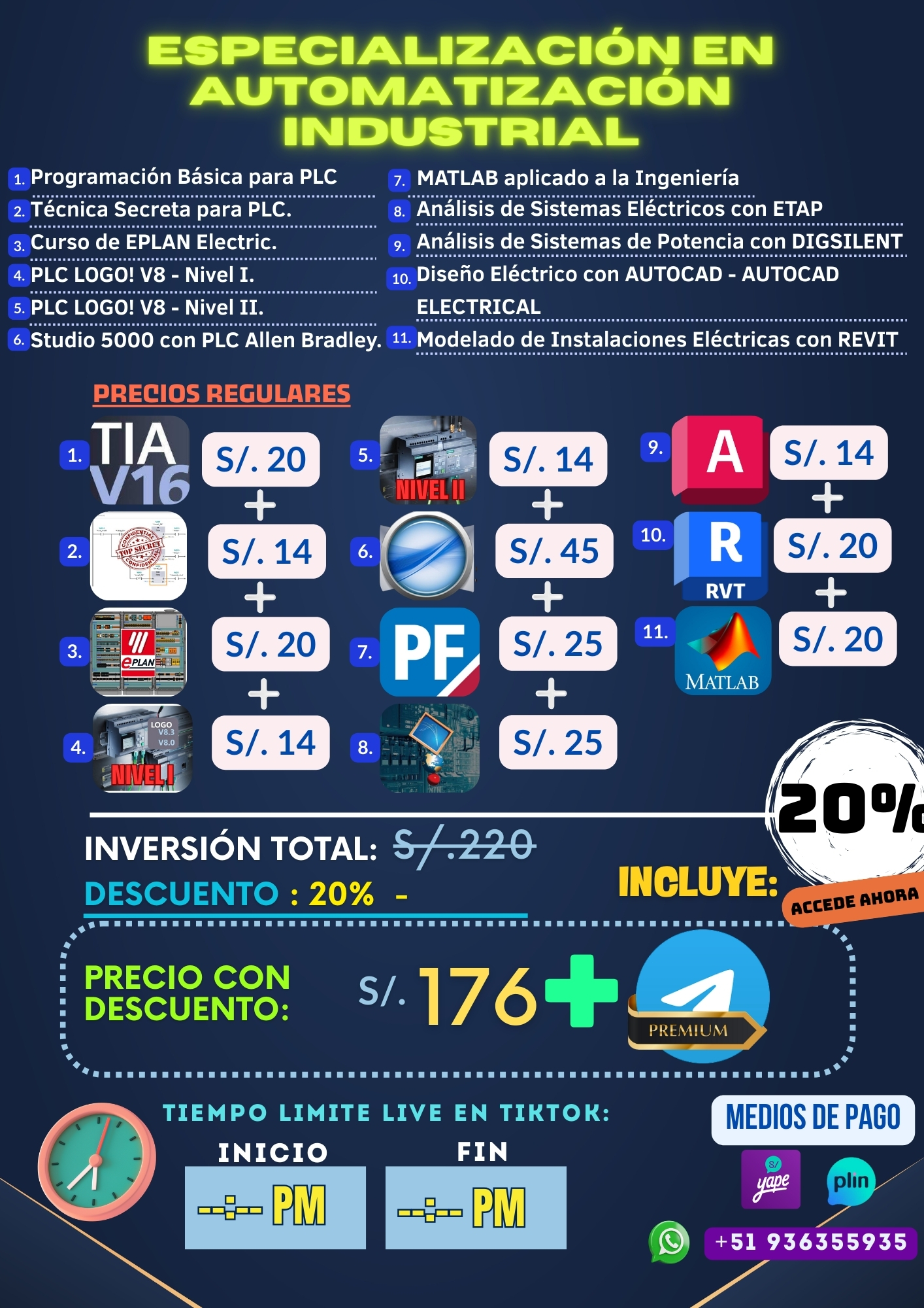 Promoción de todos los cursos